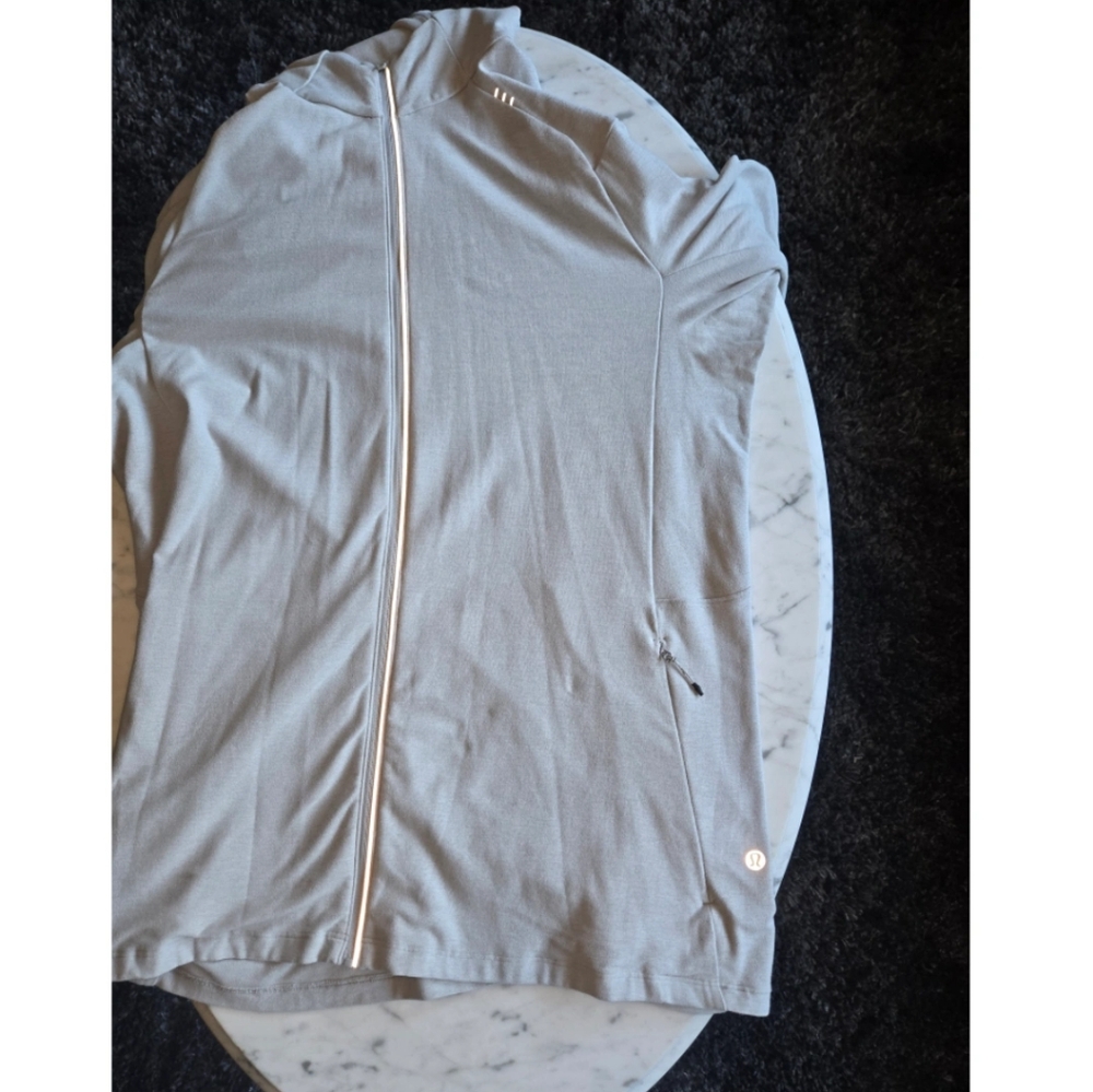 Lululemon Gray Zip-Up Hoodie